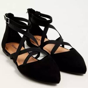 Torrid Black Strappy Women's Flats